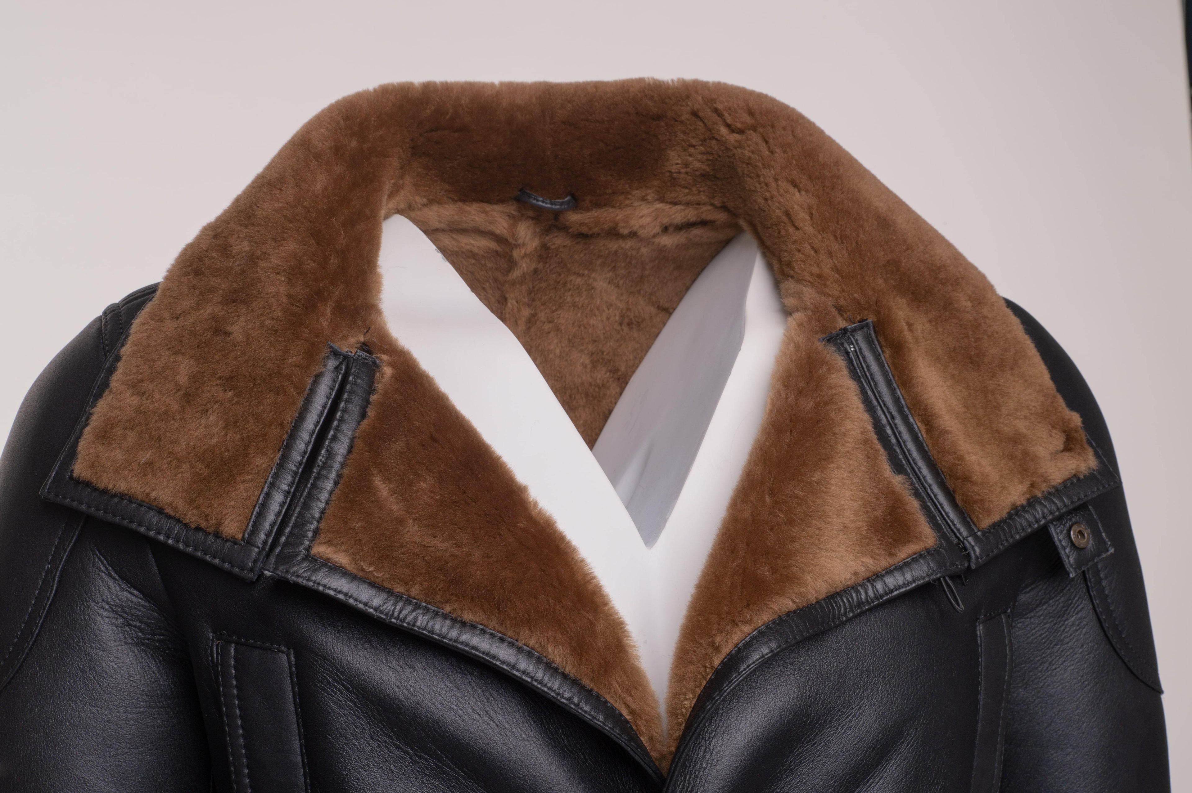 The "Officer K" 2049 Trench | Real Shearling Blade Runner Inspired Coat | Full Grain Apparel