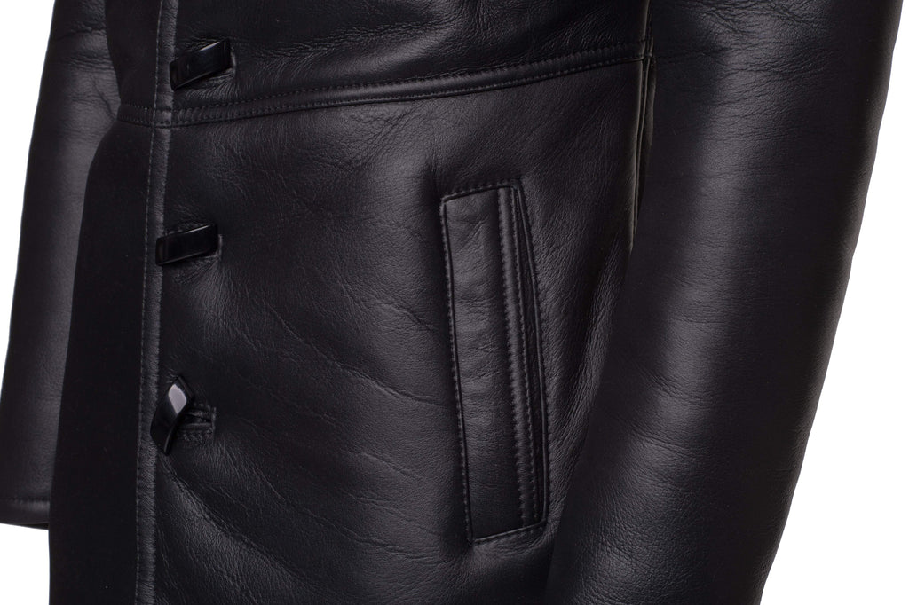 The "Officer K" 2049 Trench | Real Shearling Blade Runner Inspired Coat | Full Grain Apparel