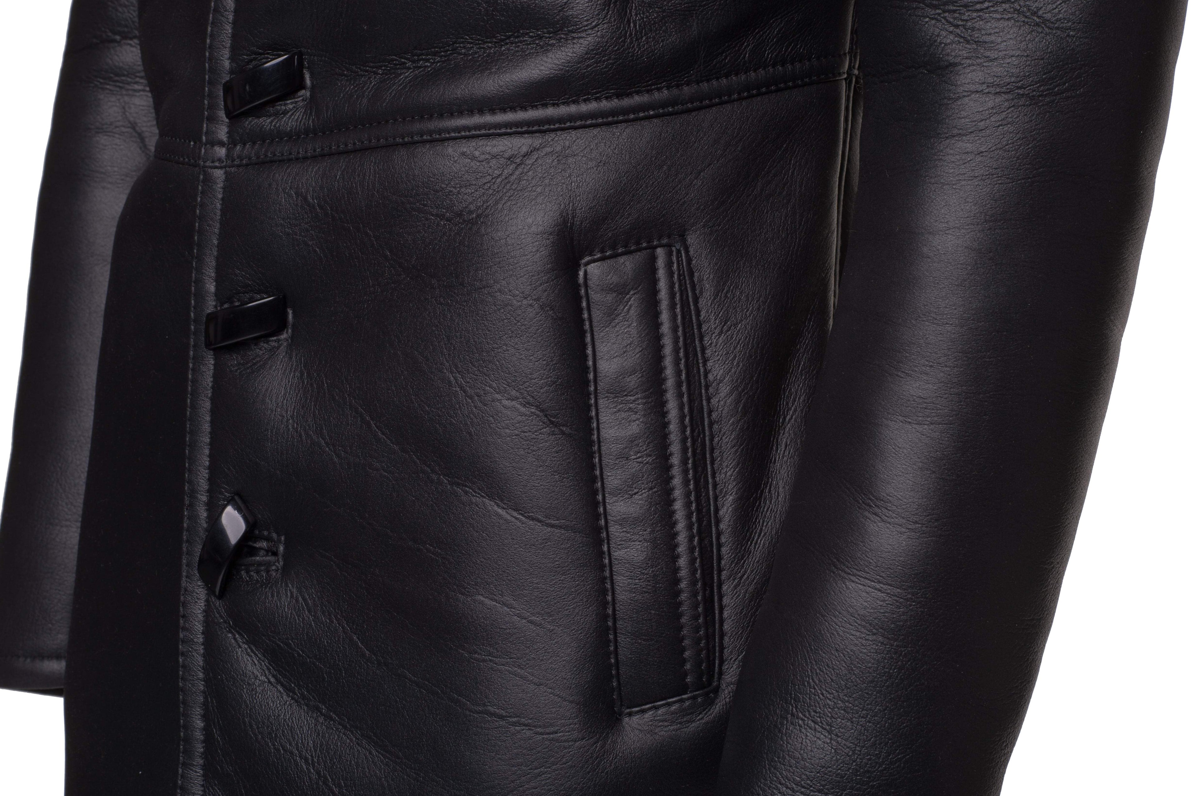 The "Officer K" 2049 Trench | Real Shearling Blade Runner Inspired Coat | Full Grain Apparel