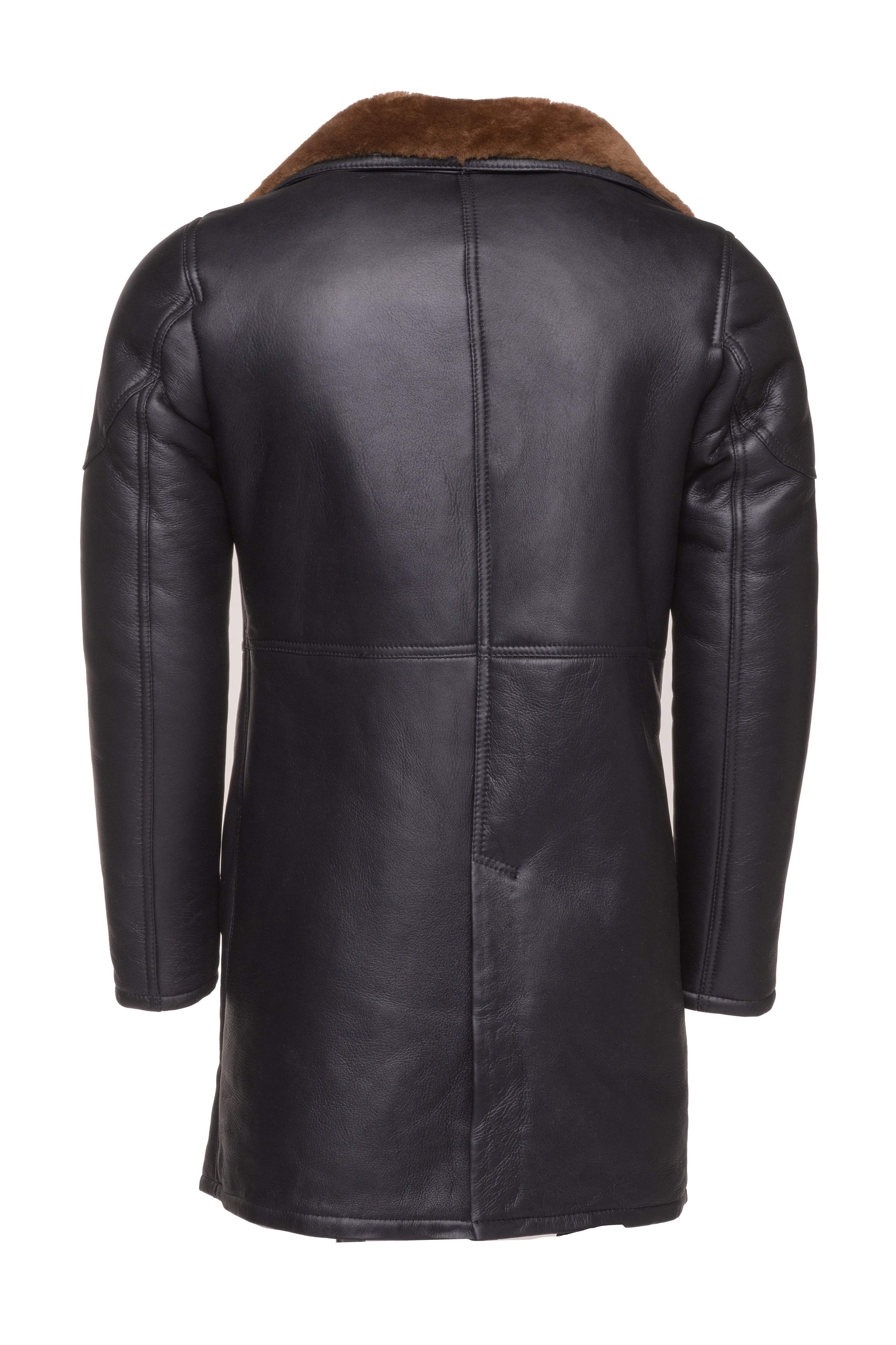 The "Officer K" 2049 Trench | Real Shearling Blade Runner Inspired Coat | Full Grain Apparel