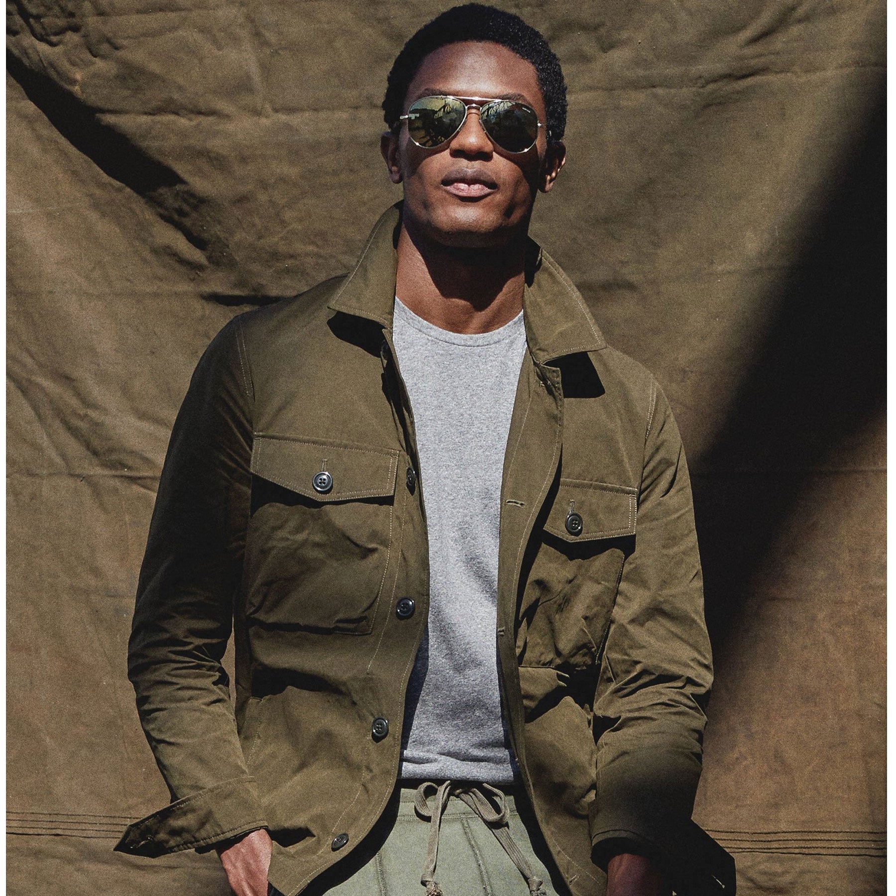 Men’s "Forest Grove" Suede Leather Shirt Jacket | Deep Green Premium Goat Suede | Jeans-Style Trucker | Full Grain Apparel