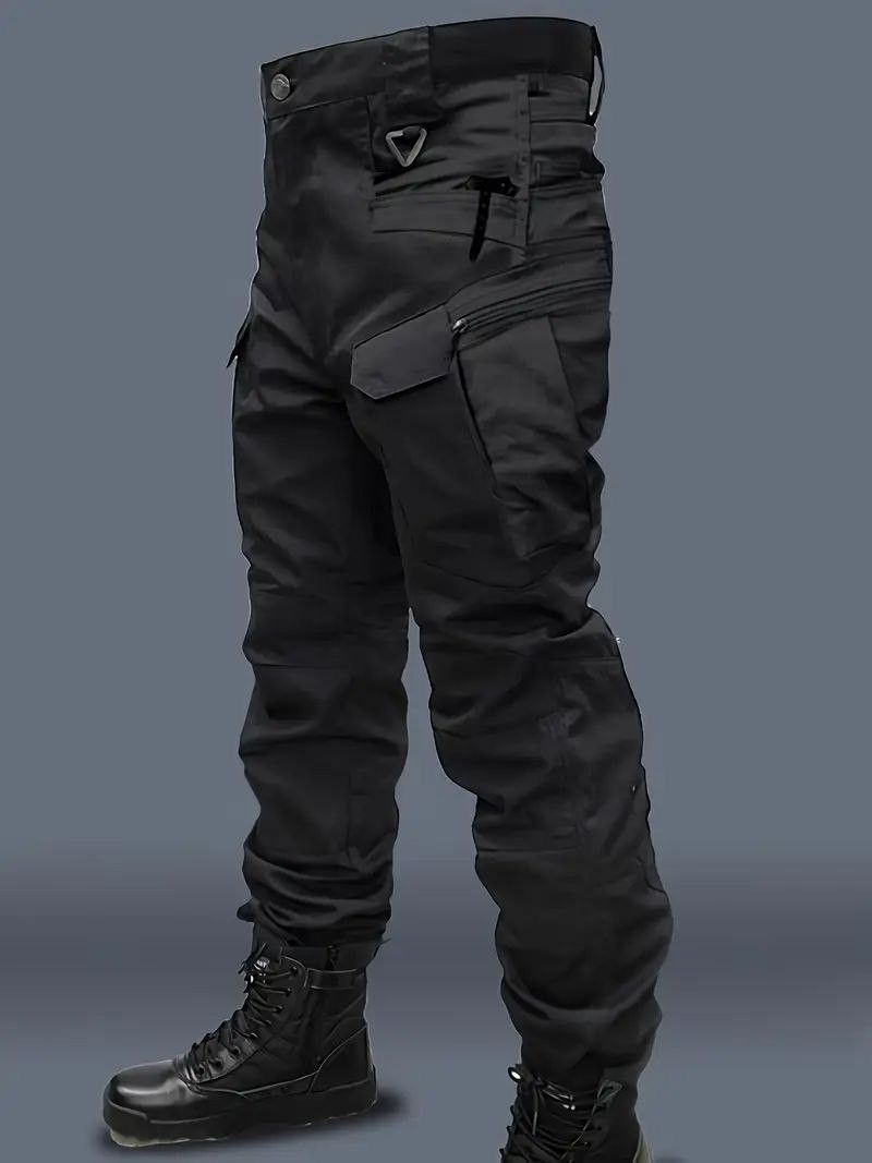 Men's Premium Tactical Cargo Pants - Multi-Pocket Outdoor Combat & Hiking Trousers