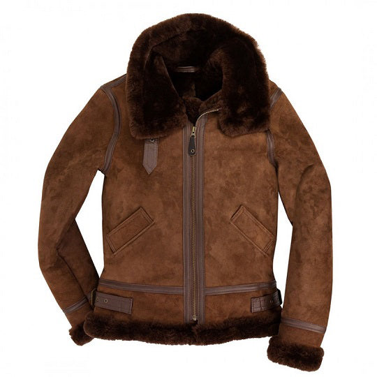 Men’s B3 Bomber Suede Leather Jacket | Rugged Sophistication | Full Grain Apparel