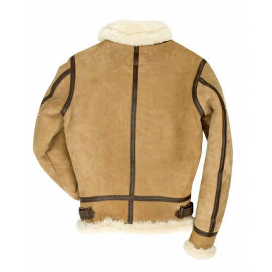 Chaqueta de Piel de Ante B3 Bomber para Hombre | Sofisticación Robusta | Vestuario de Piel Genuina