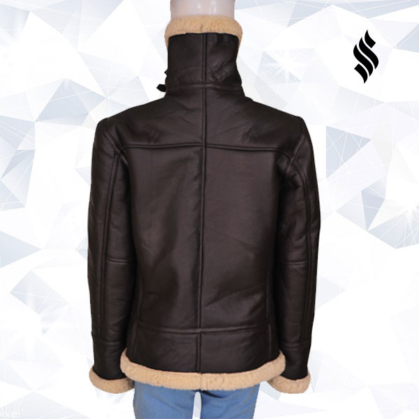 Women’s B3 Bomber Shearling Jacket | Luxury Aviator Style | Full Grain Apparel