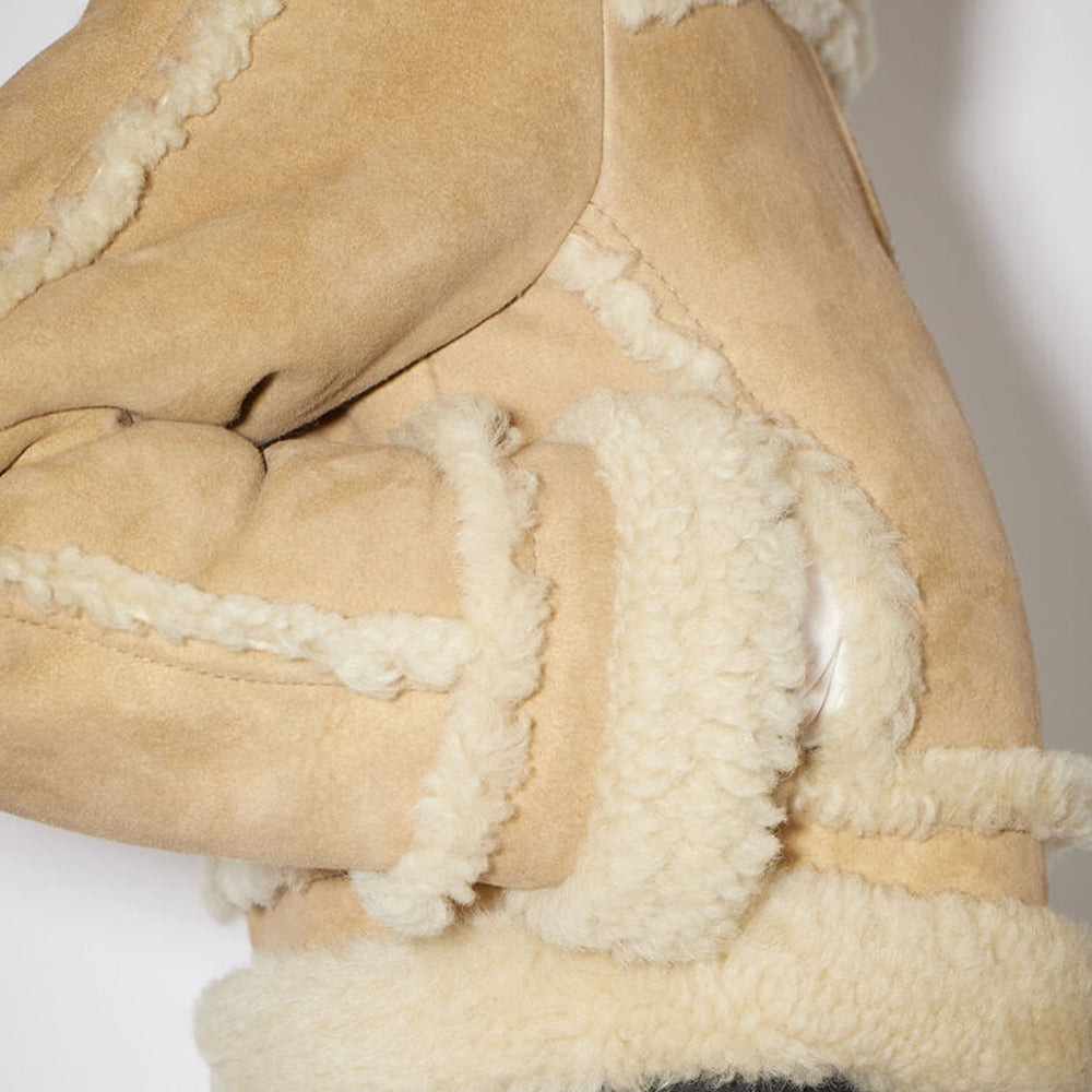 Women’s "Canyon-Flight" Aviator | Premium Brown Sheepskin | Authentic Shearling-Lined B3 Bomber Jacket | Full Grain Apparel