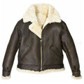 Women’s Brown Aviator Shearling Leather Jacket | Alpine Heritage Luxury | Full Grain Apparel
