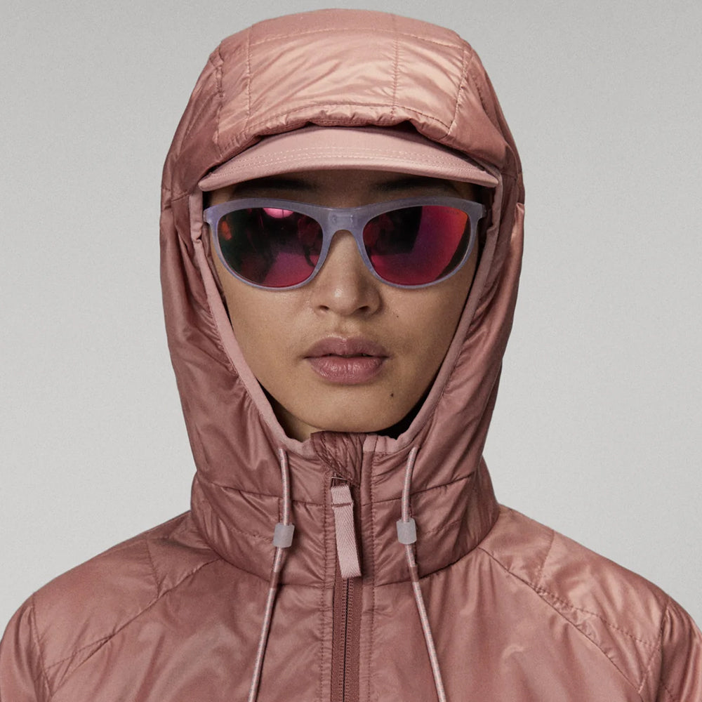 Women’s "Blush Blizzard" Expedition Parka | Premium Dusty Pink Water-Shield Shell | Insulated Long-Line Winter Coat with Hood | Full Grain Apparel