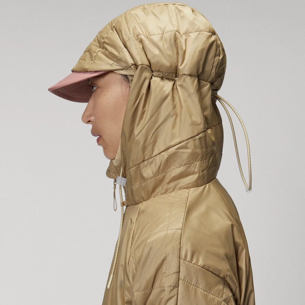 Women’s "Solar Shield" Expedition Parka | Premium Canary Yellow Shell | Insulated Long-Line Winter Coat with Storm Hood | Full Grain Apparel