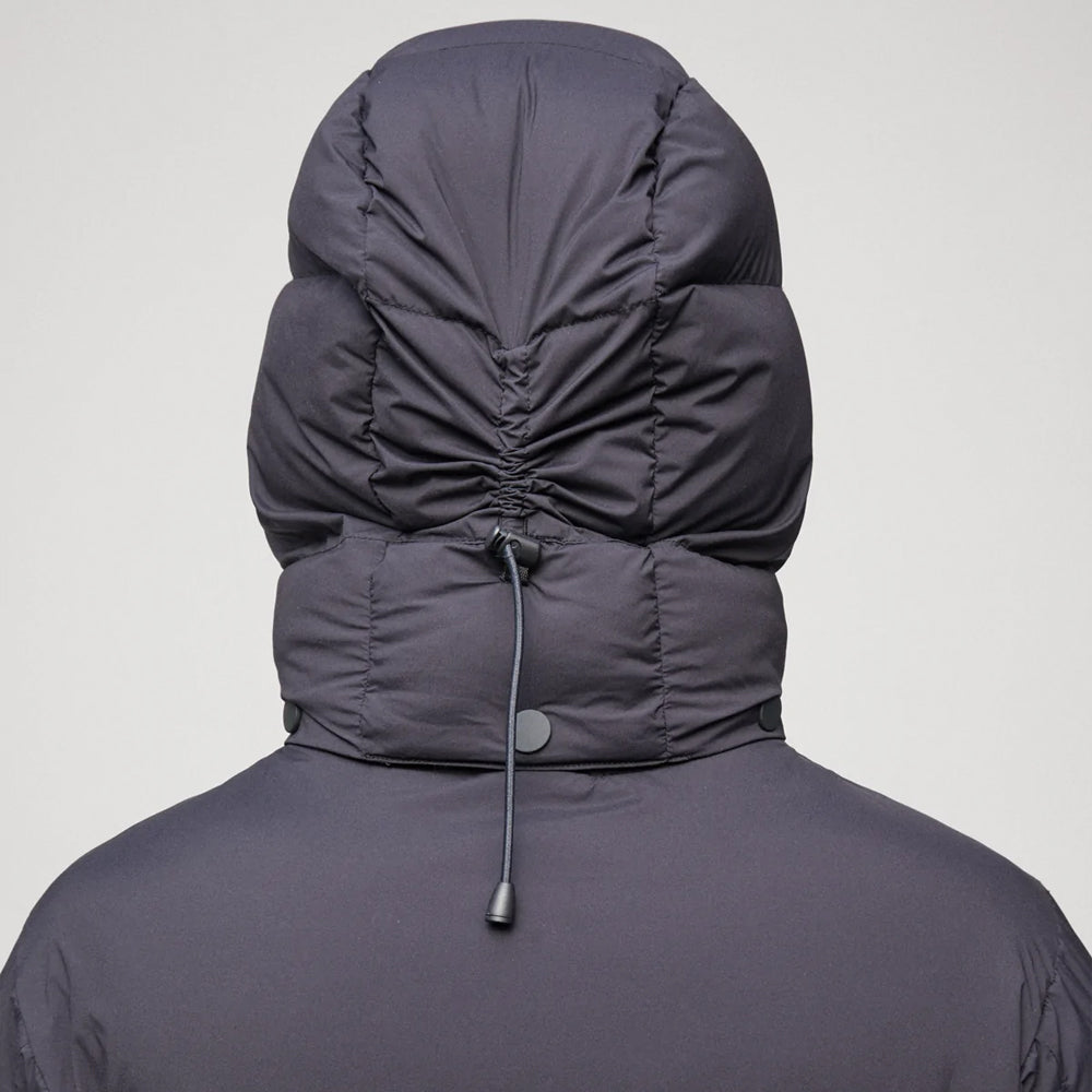 Women’s "Midnight Onyx" Essential Puffer | Premium Black Silk-Finish | Lightweight Quilted Winter Jacket | Full Grain Apparel