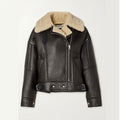 Women’s Black B3 RAF Aviator Cowhide Shearling Jacket | Heavy-Duty Grain Leather Pilot Coat | Full Grain Apparel