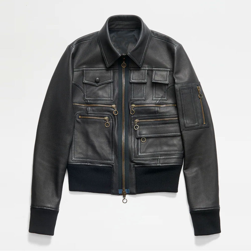 Women’s Black B3 Sheepskin Shearling Aviator Motorbike Jacket | Reinforced Winter Flight Moto | Full Grain Apparel