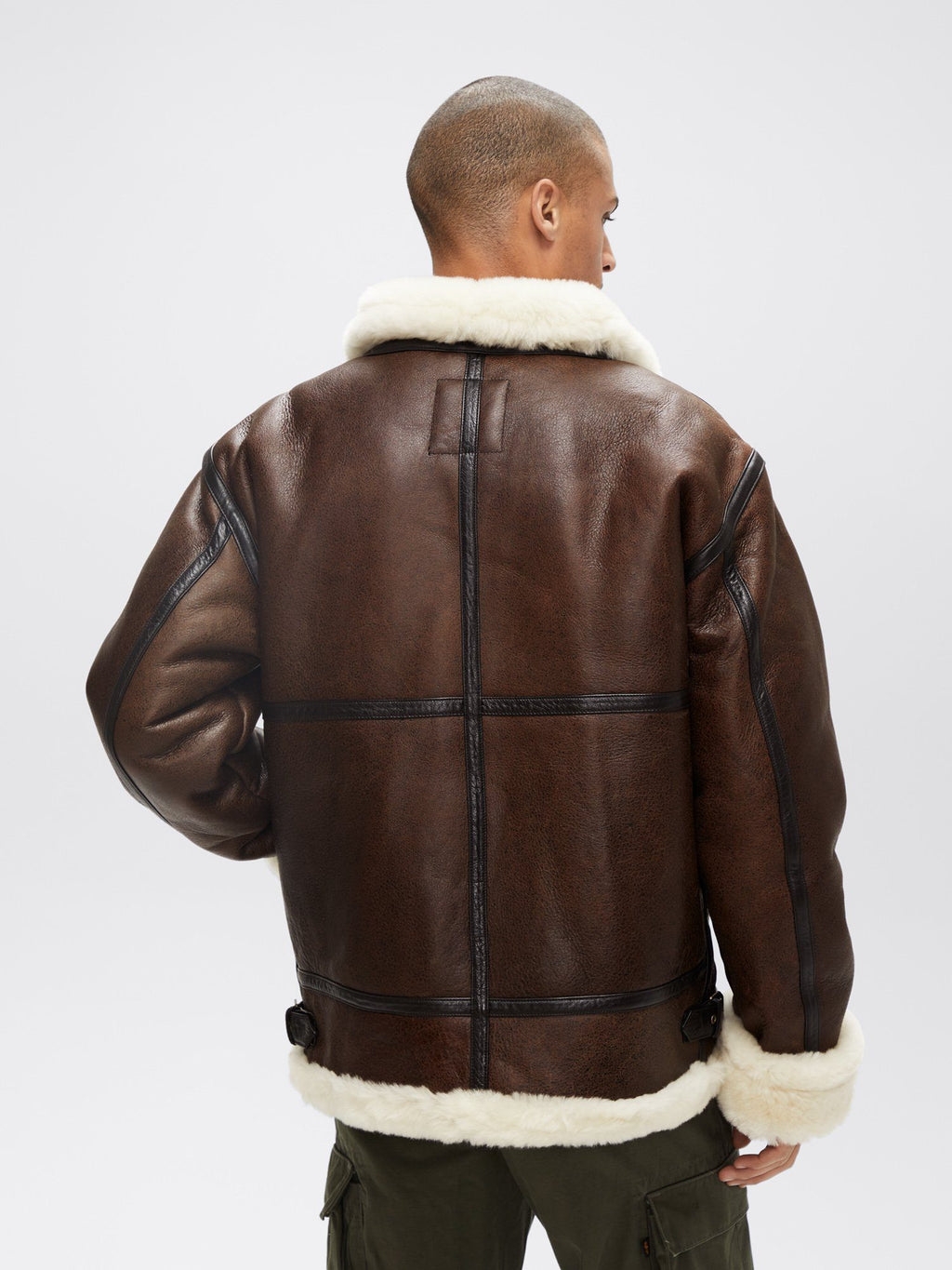Men’s B-3 Flight Leather Bomber Aviator Jacket - Ultimate Arctic Heritage | Full Grain Apparel