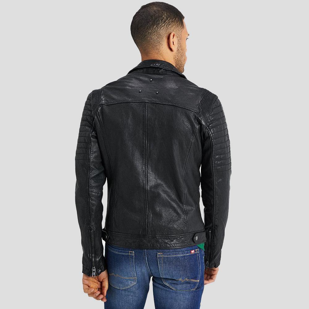 The "Dale" Black Quilted | Premium Lambskin Luxury | Full Grain Apparel