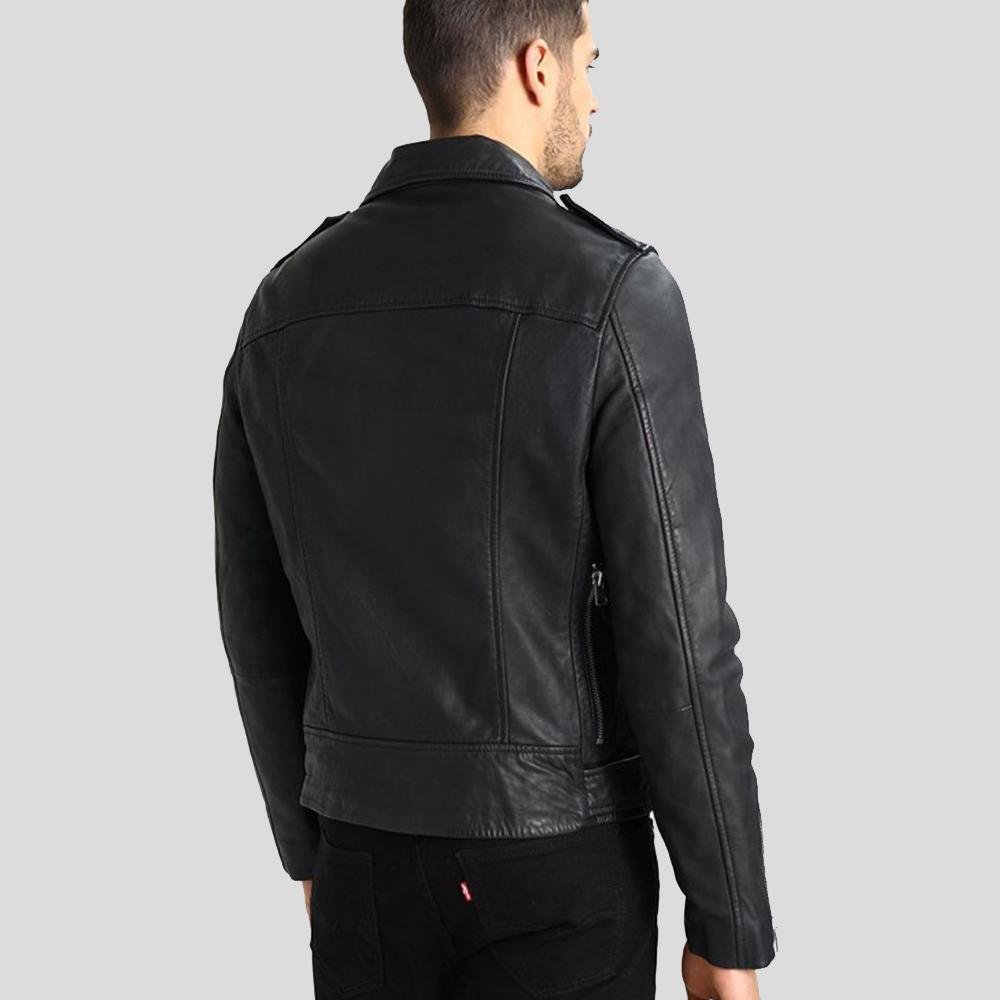 Men's Lupe Black Removable Hooded Jacket | Full Grain Apparel