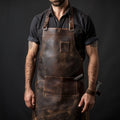 IronGuard BlackSmith Apron - blacksmith leather apron
