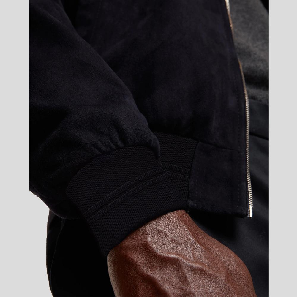 Men’s Jerry Blue Suede Leather Jacket | Full Grain Apparel