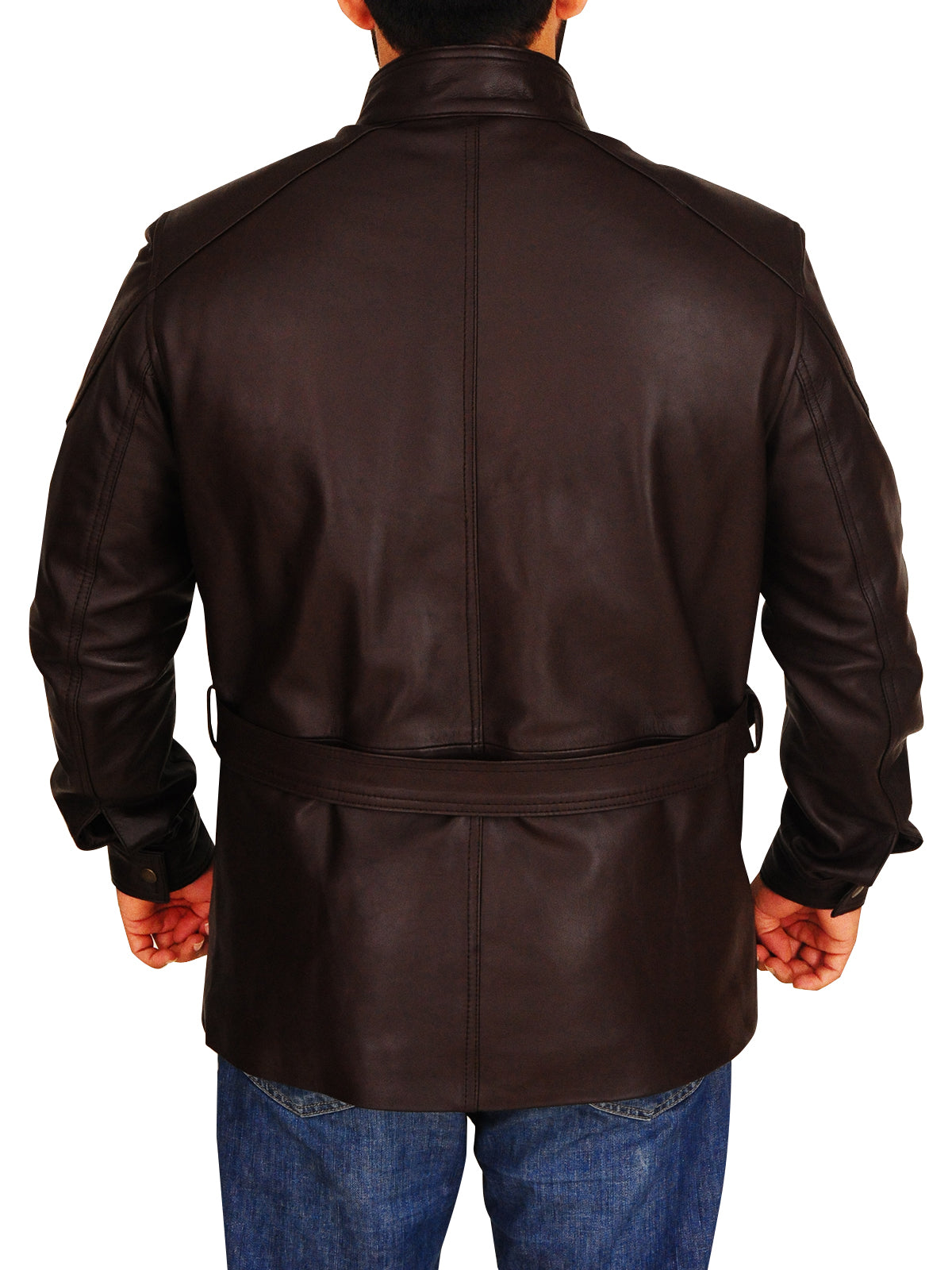 Men’s Brown Field Jacket | Military Utility Style | Full Grain Apparel