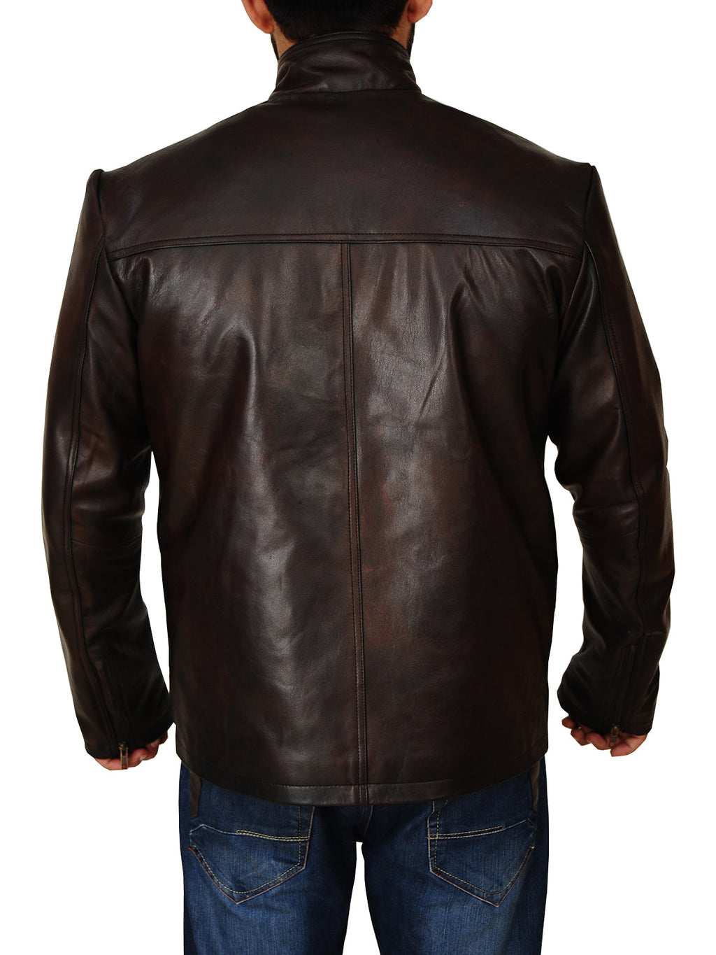 Men’s Dark Brown Leather Jacket | Classic Heritage Style | Full Grain Apparel