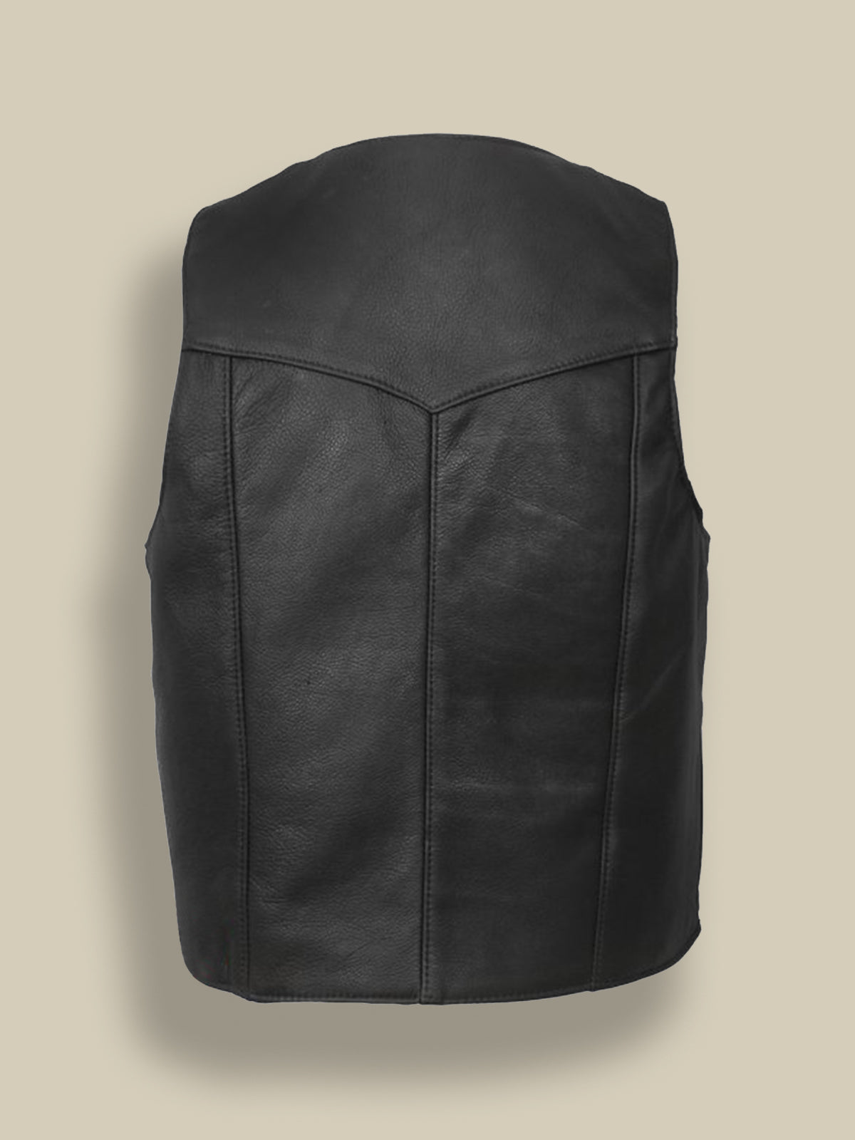 Men’s Sovereign Premium Leather Vest | Elite Hand-Selected Gilet | Full Grain Apparel