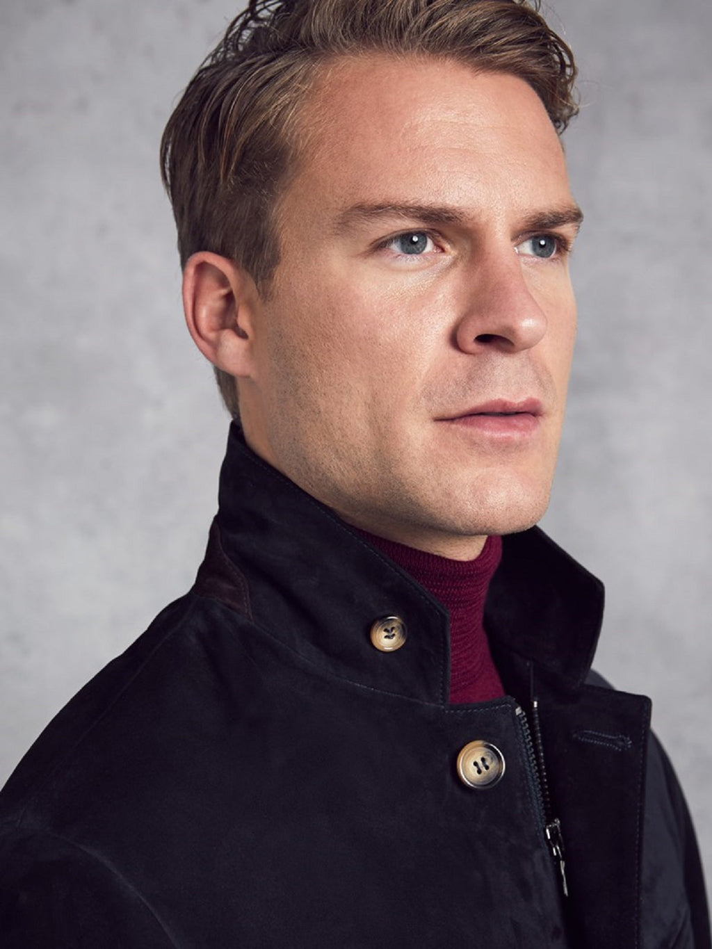 Men’s Stealth Onyx Black Suede Jacket | Modern Industrial Moto | Full Grain Apparel
