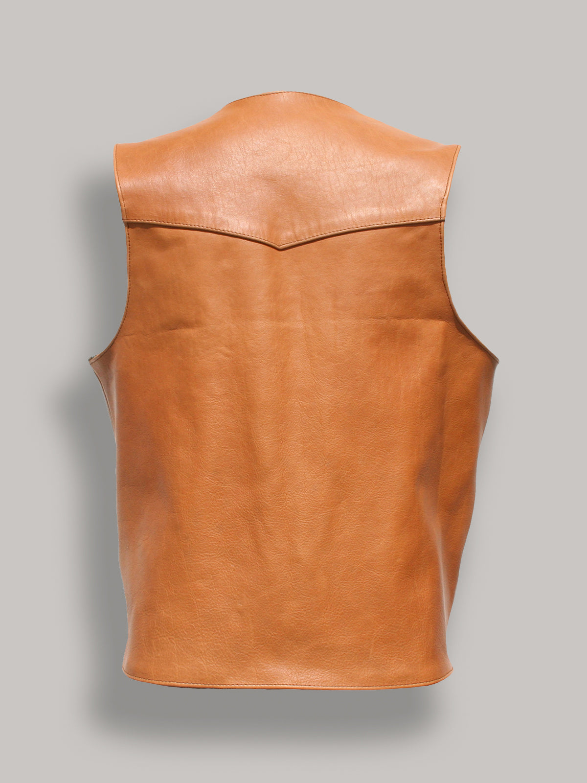Men’s Frontier Brown Western Leather Vest | Authentic Cowboy Heritage | Full Grain Apparel