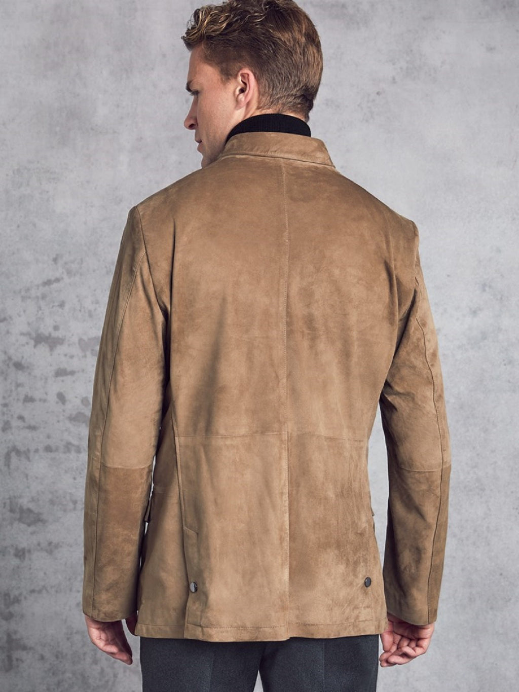 Men’s Vintage Mahogany Brown Leather Jacket | Classic Cafe Racer | Full Grain Apparel