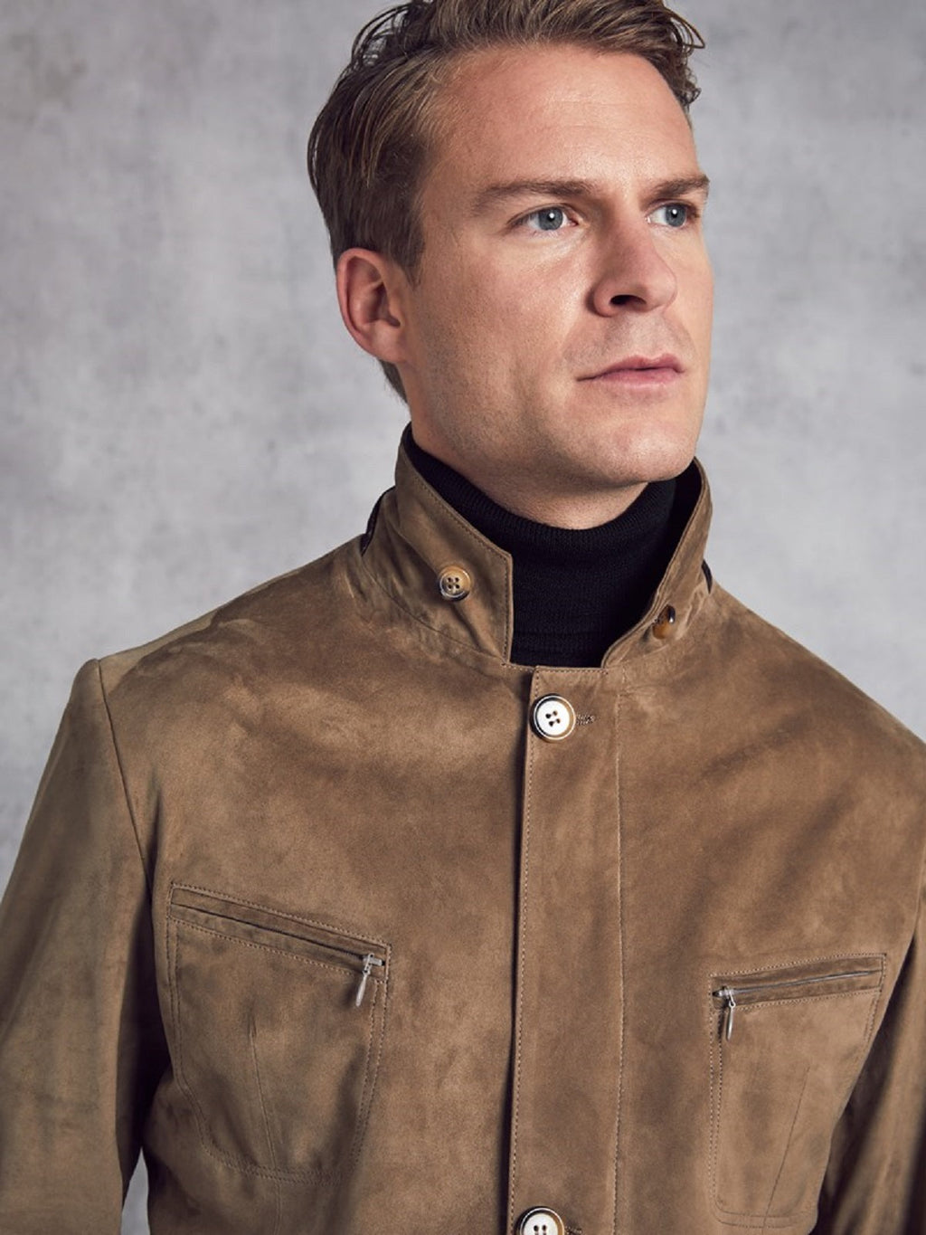 Men’s Vintage Mahogany Brown Leather Jacket | Classic Cafe Racer | Full Grain Apparel