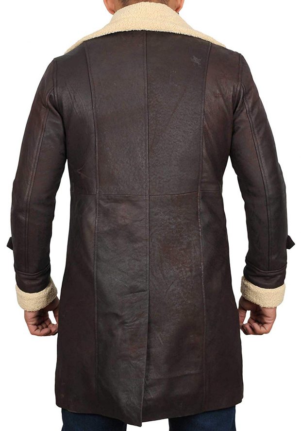 Men’s Superfly Beige Shearling Leather Coat | Winter Outerwear | Full Grain Apparel