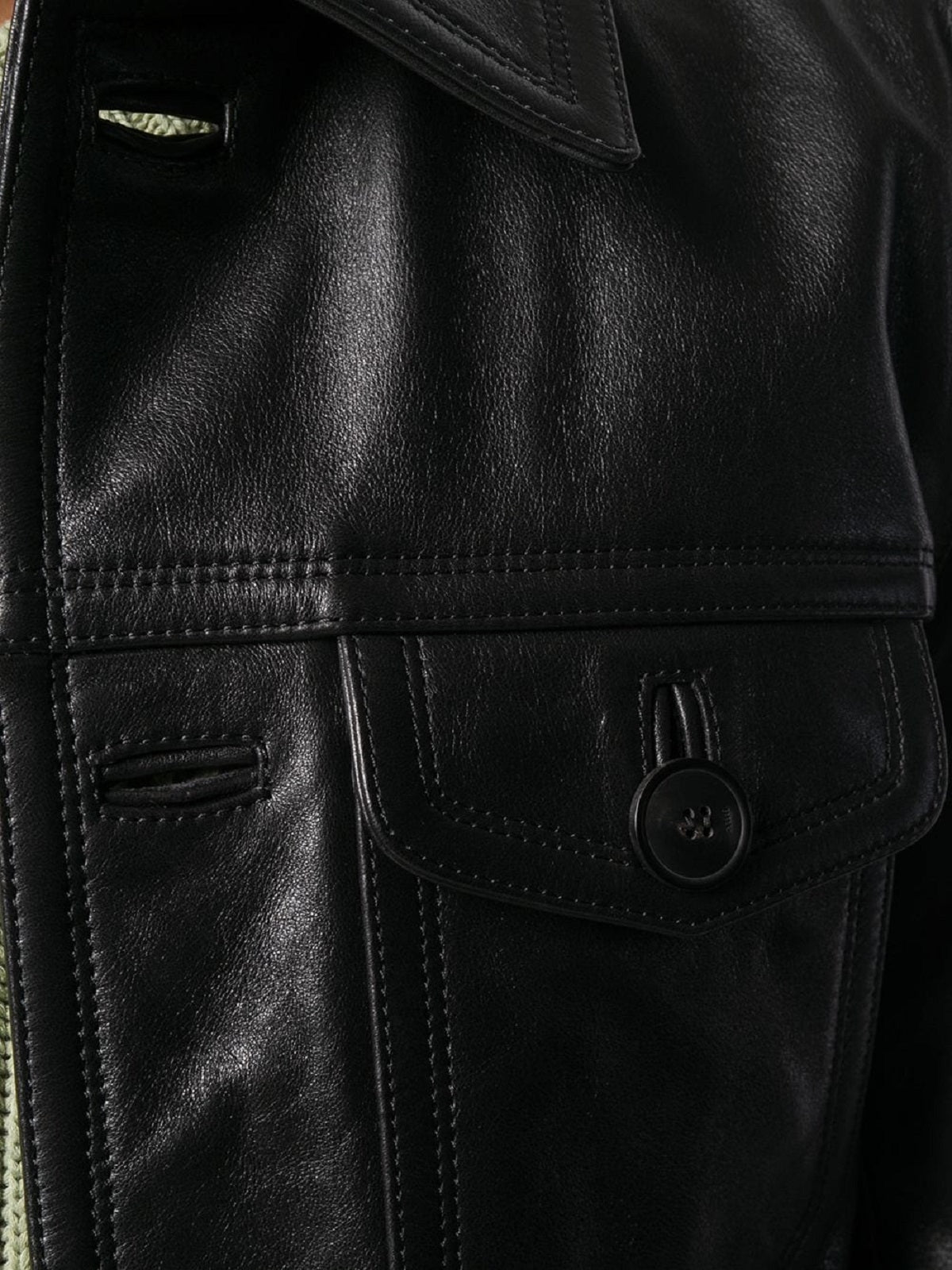 Men’s Phantom Black Leather Street Jacket | Urban Maverick Biker | Full Grain Apparel