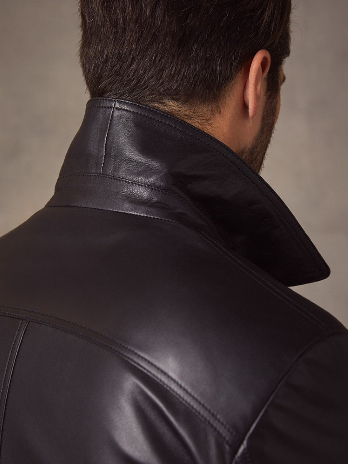 Men’s Midnight Heritage Vintage Leather Jacket | Distressed Black Racer | Full Grain Apparel