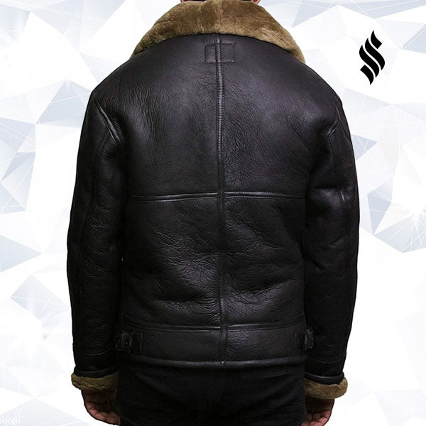 Men’s Aviator RAF B3 Shearling Sheepskin Flying Bomber Jacket | Vintage Combat Heritage | Full Grain Apparel