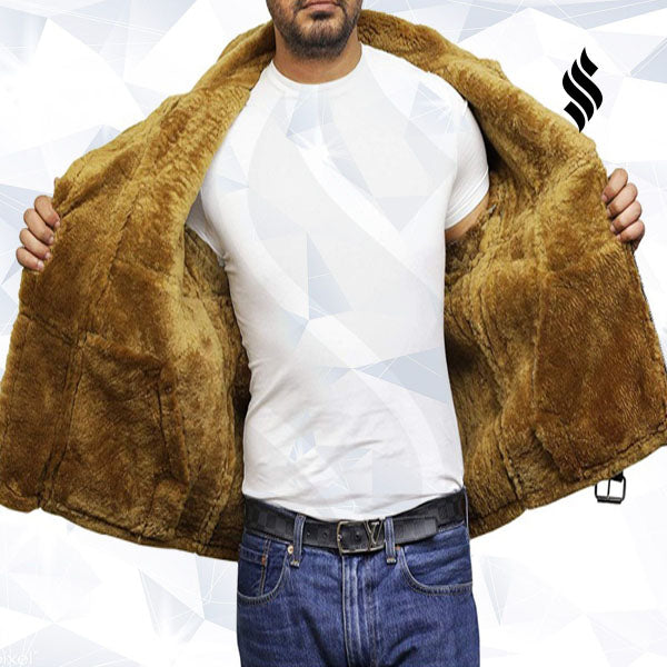 Men’s Aviator Real Shearling Sheepskin Leather Bomber Flying Jacket | Rugged Winter Authority | Full Grain Apparel