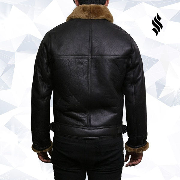 Men’s Shearling Sheepskin Jacket | Rugged Winter Sophistication | Full Grain Apparel