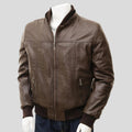 Men's Mado Brown Removable Hooded Jacket | Full Grain Apparel