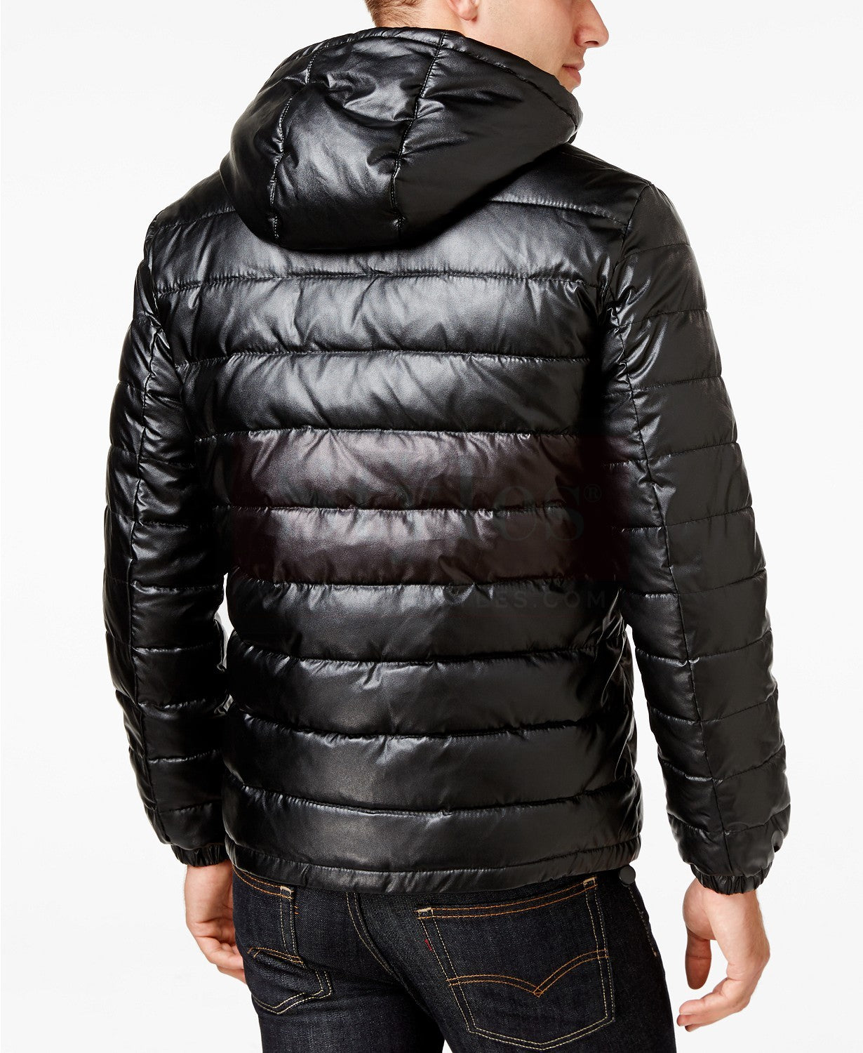 Men’s Leather Puffer Coat | Insulated Winter Jacket | Full Grain Apparel