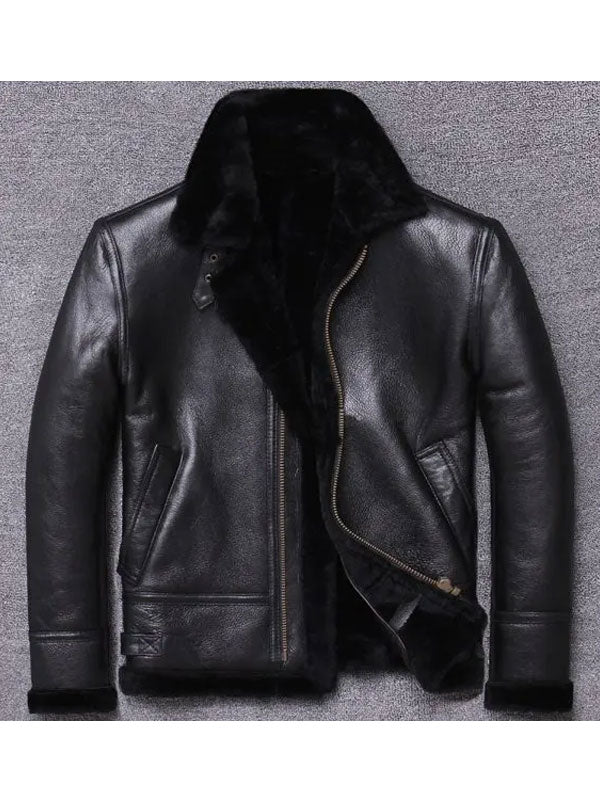 Men’s Sheepskin Winter Fur Coat | Premium Leather Jacket | Full Grain Apparel