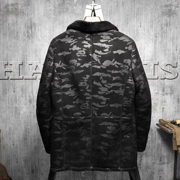 Men’s B3 Pilot RAF Aviator Jacket | Original Flying Fur Coat | Full Grain Apparel