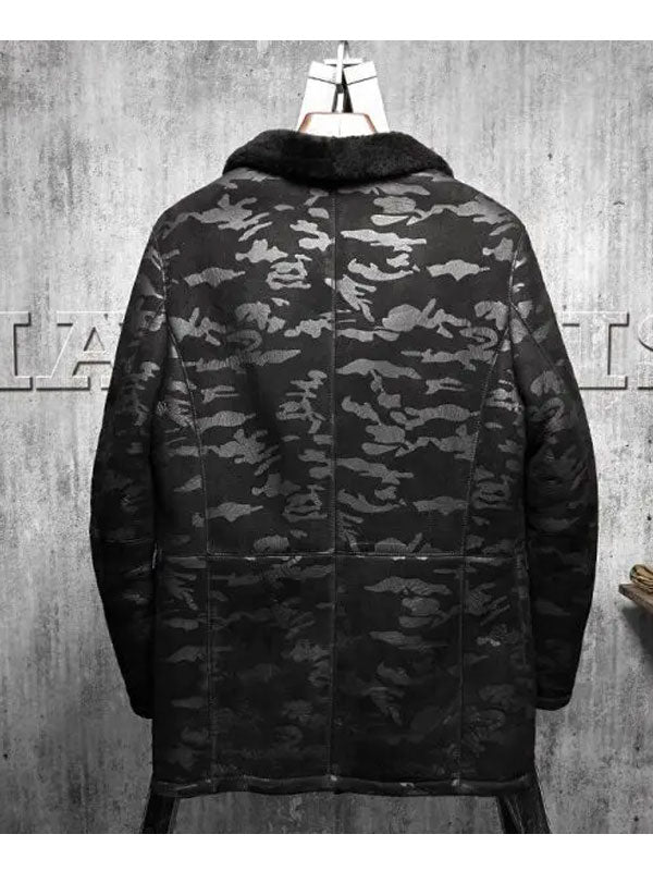 Men’s Flying Fur Pilot’s Long Jacket | Premium Leather Flight Coat | Full Grain Apparel