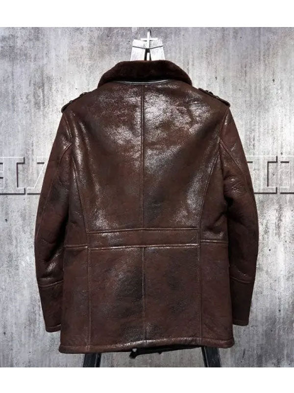 Chaqueta Aviador Piloto B3 de Piel de Cordero para Hombre | Cazadora Bomber de Cuero | Prenda de Piel de Grano Completo