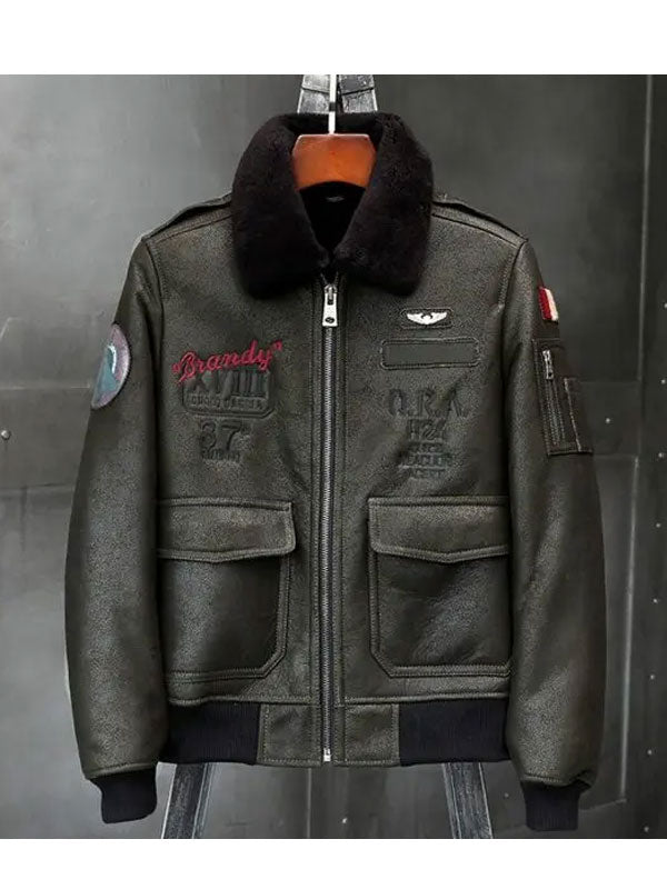 Men’s Airforce Flight Jacket | Premium Winter Coat | Full Grain Apparel