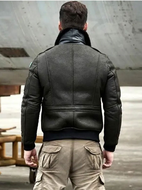 Men’s Airforce Flight Jacket | Premium Winter Coat | Full Grain Apparel