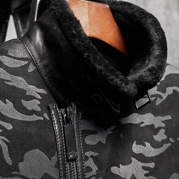 Men’s B3 Pilot RAF Aviator Jacket | Original Flying Fur Coat | Full Grain Apparel