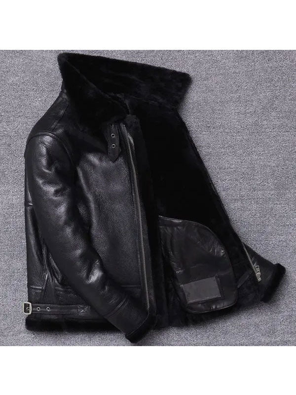 Men’s Sheepskin Winter Fur Coat | Premium Leather Jacket | Full Grain Apparel