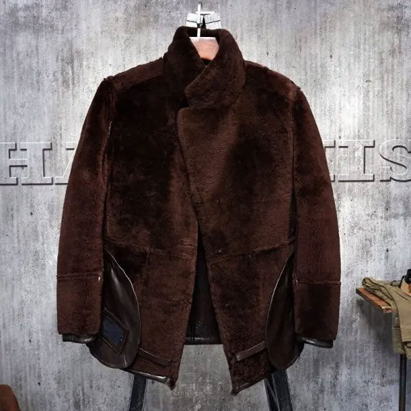 Men’s B3 Sheepskin Bomber Jacket | Pilot’s Leather Aviator | Full Grain Apparel