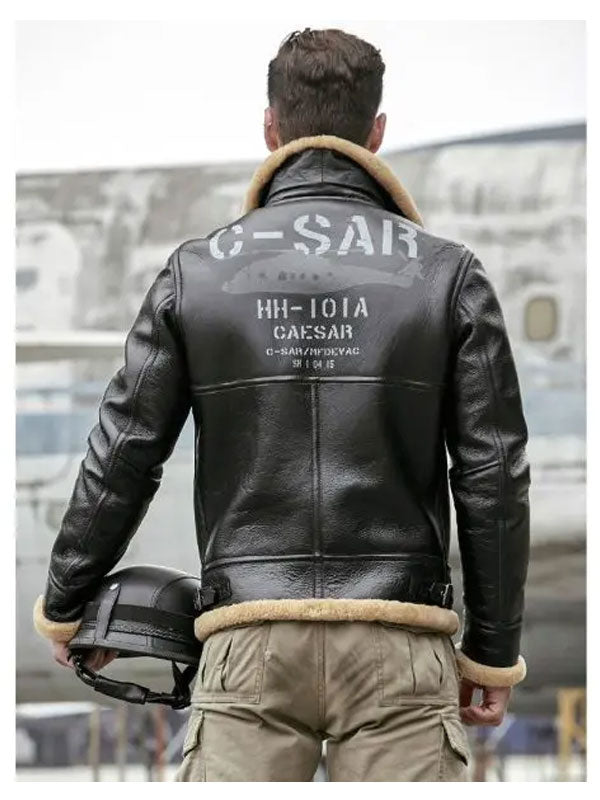 Men’s Thick Winter Motorcycle Jacket | Shearling Fur Leather Coat | Full Grain Apparel