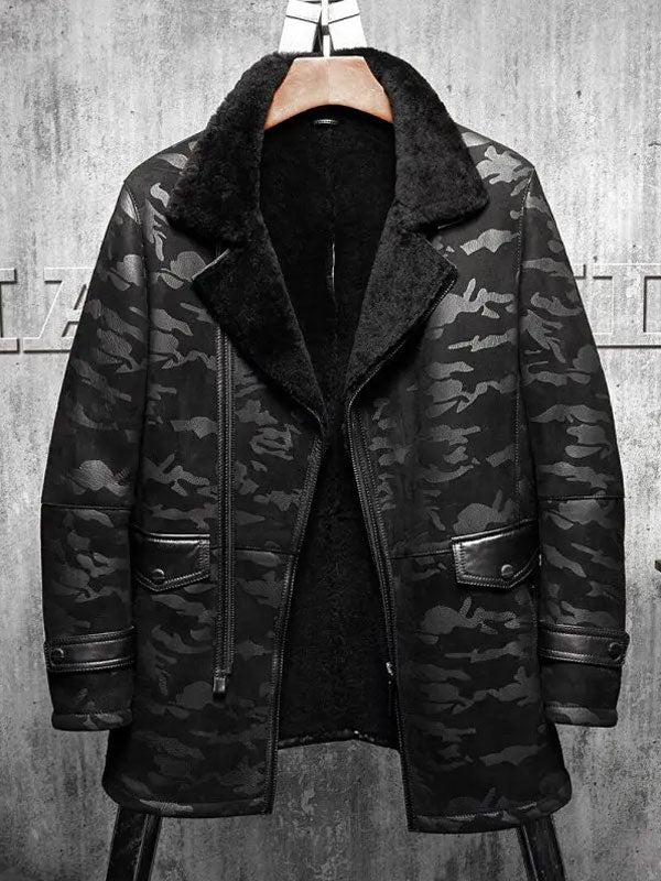 Men’s B3 Pilot RAF Aviator Jacket | Original Flying Fur Coat | Full Grain Apparel