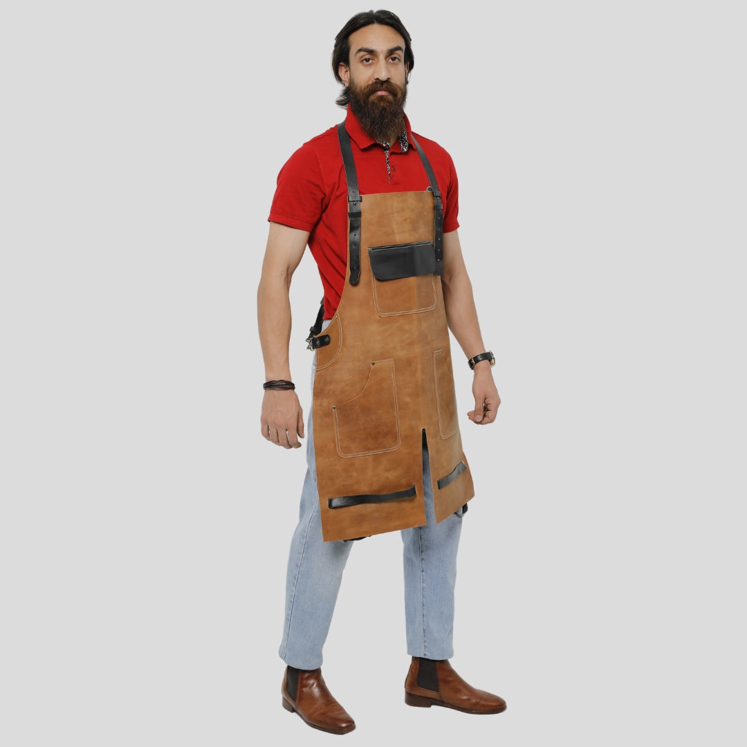 Reinforced Blacksmith Apron Split Leg