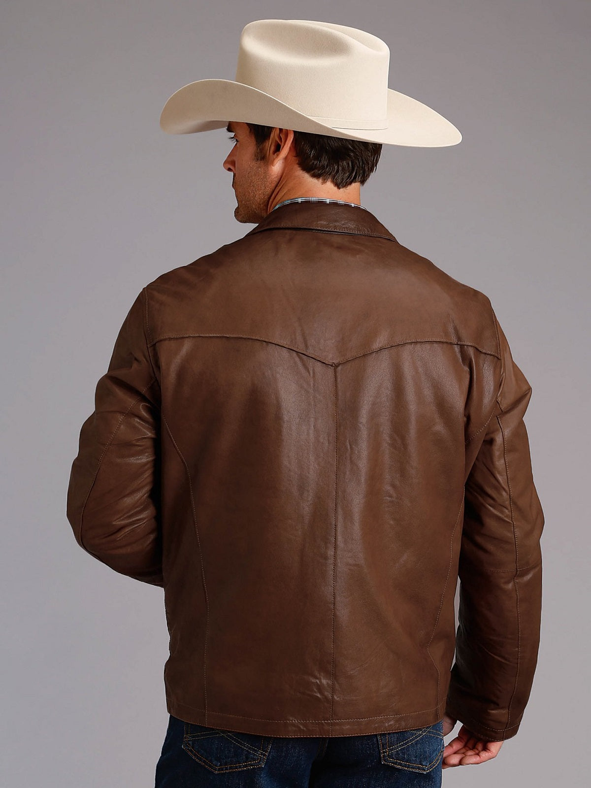 Men’s Tobacco Brown Leather Cafe Racer | Vintage Heritage Moto | Full Grain Apparel