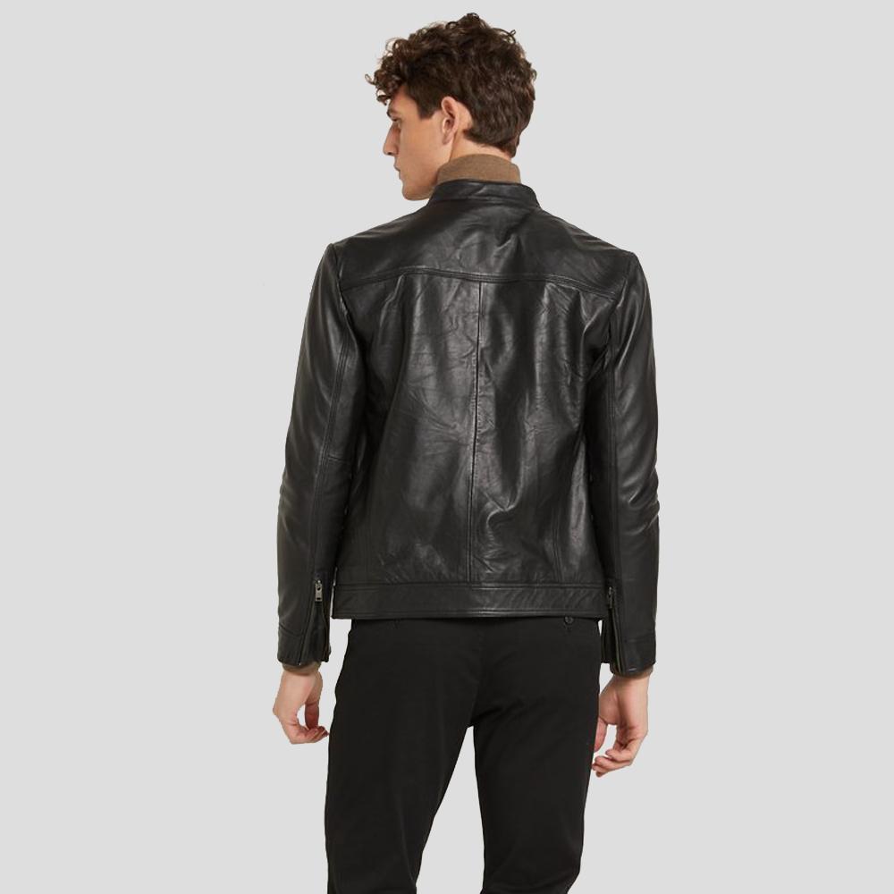The "Wallace" Black Racer | The Modern Minimalist Moto | Full Grain Apparel